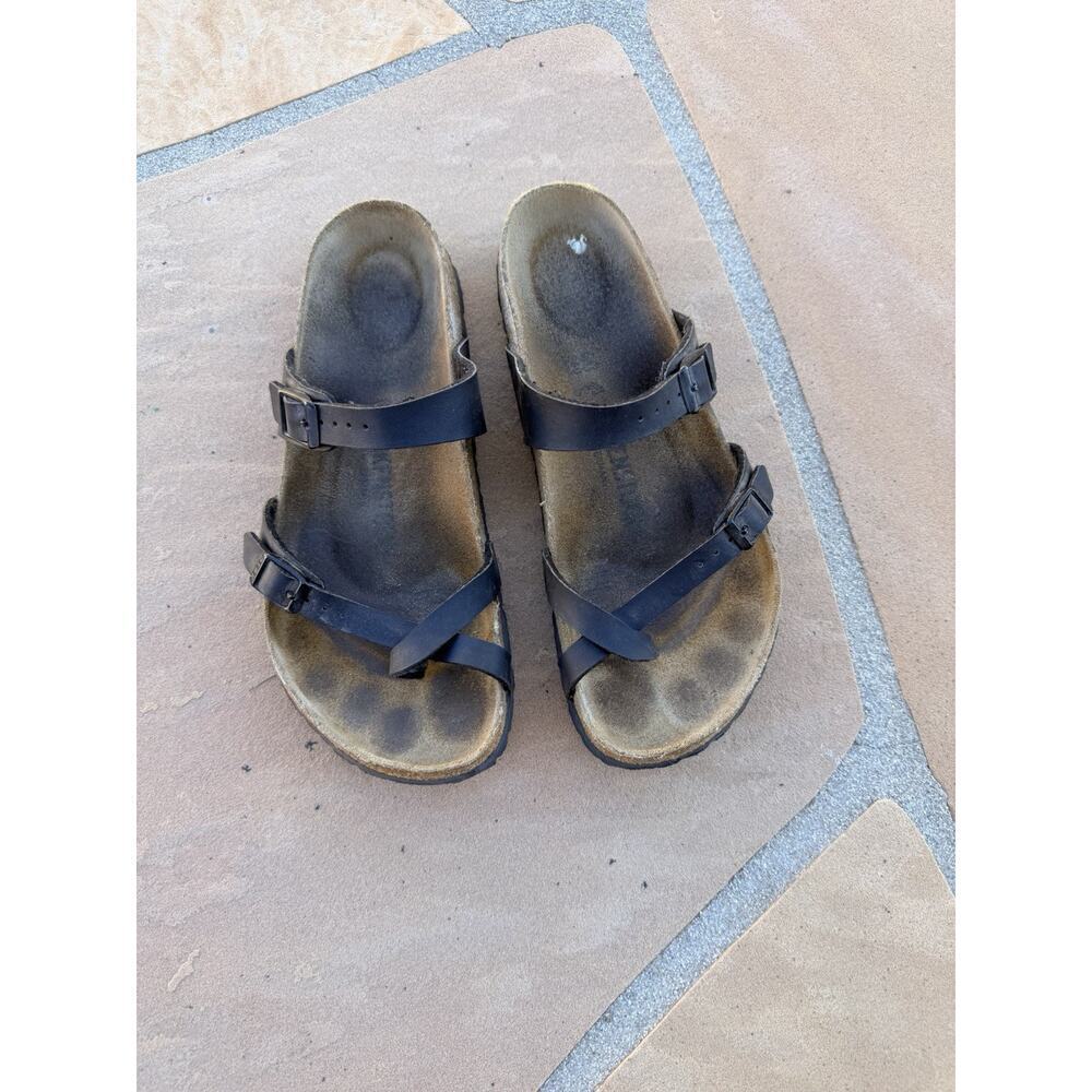 Birkenstock Mayari strappy brown ortho arch support 40/9.5 sandals